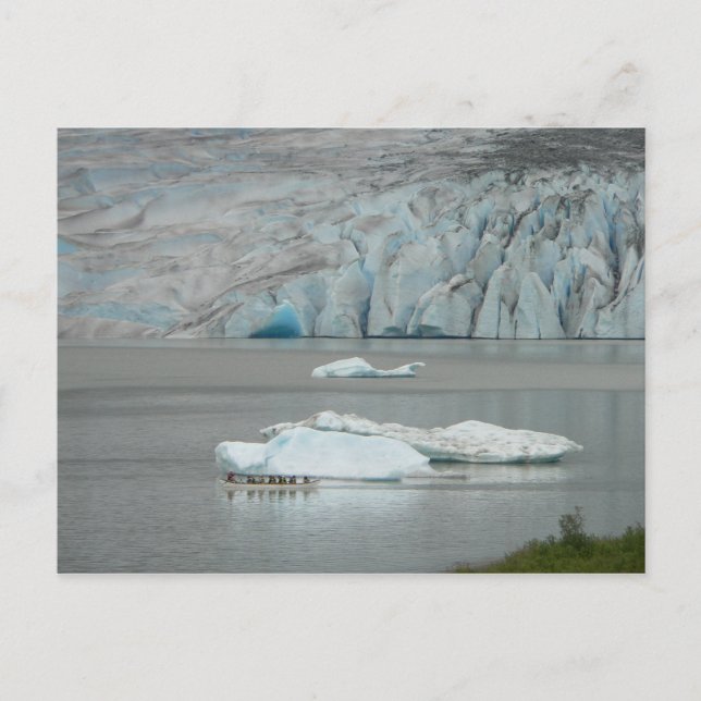 Kayaking sur la carte postale de Mendenhall (Devant)