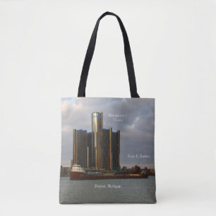 Kaye E. Barker & Ren Cen Detroit sur tout le sac f