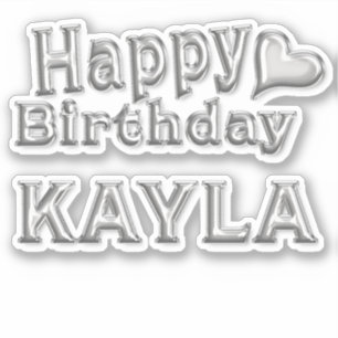 Kayla Happy Birthday Autocollants