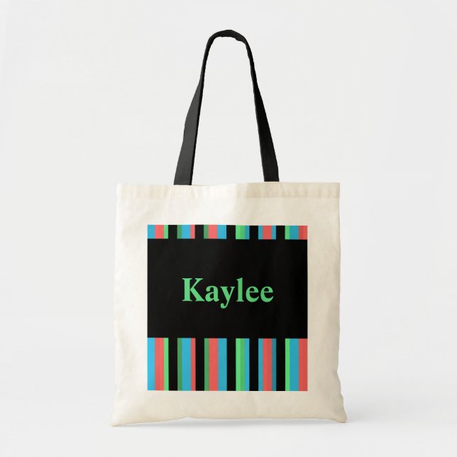 Kaylee Joli Sac fourre-tout rayé (Devant)