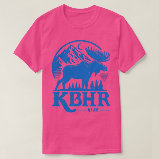 KBHR 57 AM Northern Exposure Radio Station TShirt (Design devant)