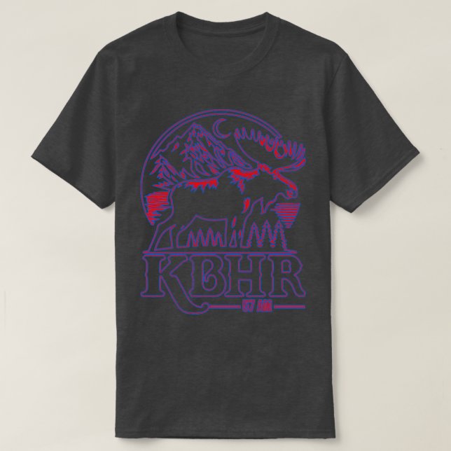 KBHR 57 AM Northern Exposure Radio Station TShirt (Design devant)