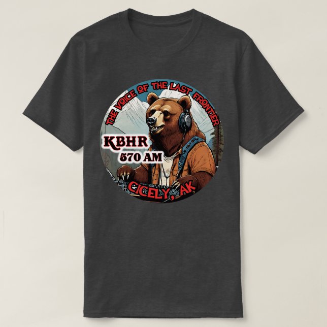 KBHR Bear DJ TShirt (Design devant)