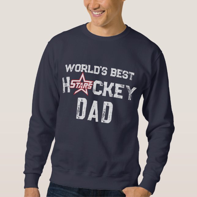 KC Stars - Meilleur Sweatshirt papa de hockey du m (Devant)