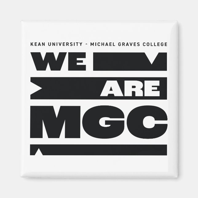 Kean MGC Michael Graves College Magnet (Devant)