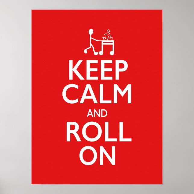 Keep Calm - Affiche musicale (Devant)