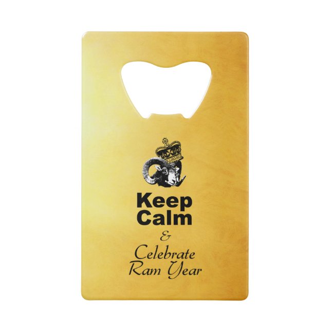 Keep Calm and Celebrate Ram Year 2027 BO (Devant)