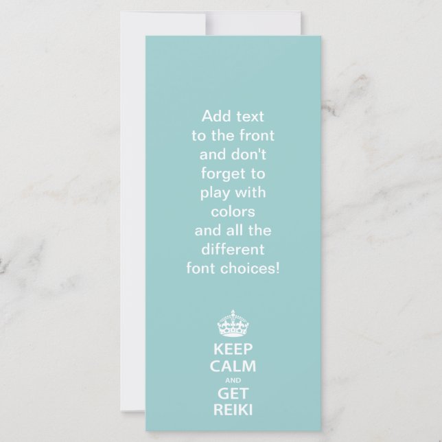 Keep Calm and Get Reiki (Devant)
