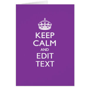 KEEP CALM PERSONNALISÉ ET Éditer du texte sur viol