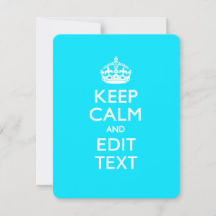 KEEP CALM PERSONNALISÉ ET modifier le texte sur Pe
