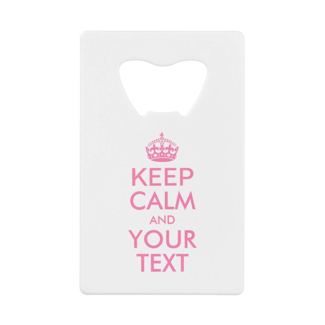 KEEP CALM personnalisé et votre texte (Devant)