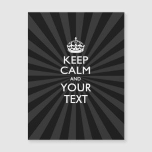 KEEP CALM personnalisé et votre texte en rafale