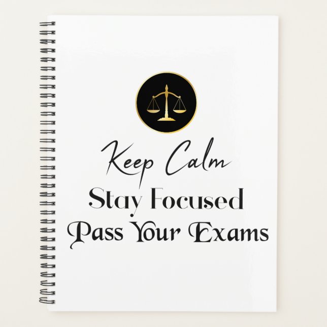 Keep calm. Restez Concentrés. Passer vos examens d (Devant)