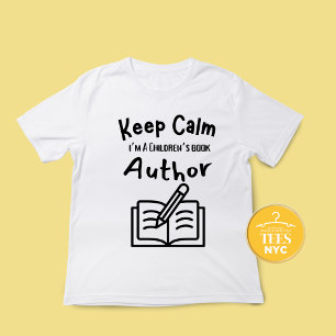 Keep calm   T-shirt Unisex de l'auteur du livre po