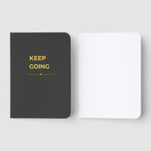 Keep Going Inspirational Journal Notebook