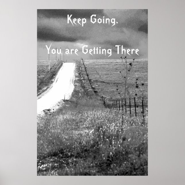 Keep Going Recovery Poster (Devant)