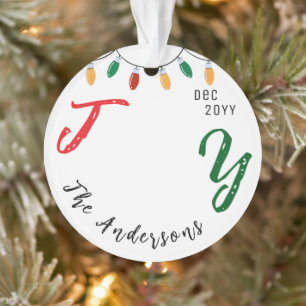 Keepsaké Family Photo White Joy Festive Noël