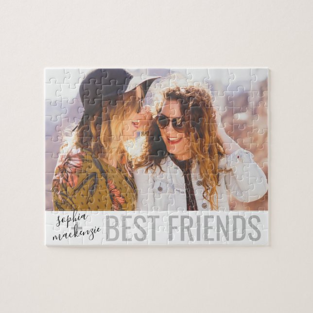 Keepsaké Photo Puzzle Best Friends Cadeau d'annive (Horizontal)