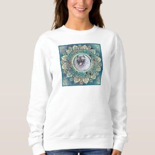 Kees sur bluegreen mandala sweatshirt