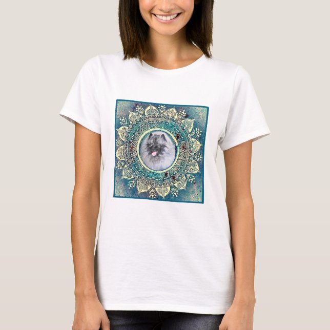 Kees sur bluegreen mandala T-shirt (Devant)