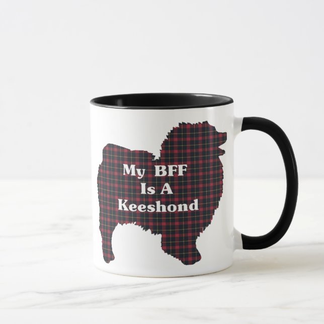 Keeshond BFF Mug (Droite)