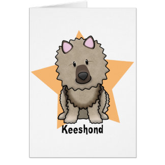 Keeshond d'étoile de Kawaii