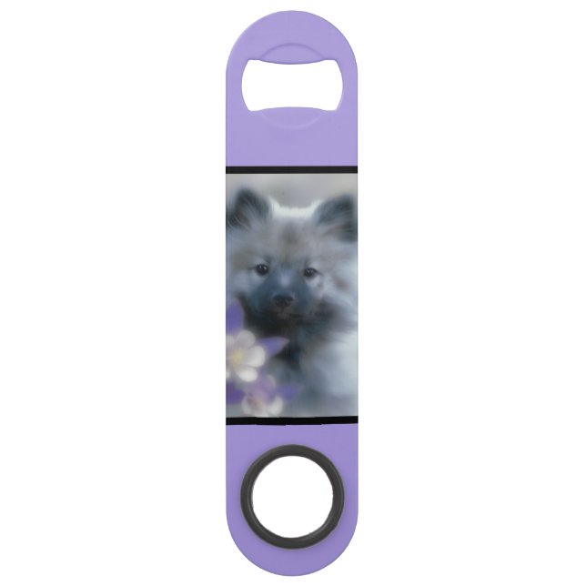 Keeshond et Columbine - Photo de chien (Dos)