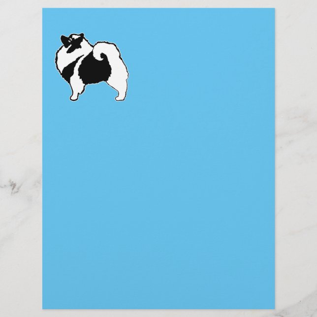 Keeshond Graphics - Cute Original Chig Art (Devant)