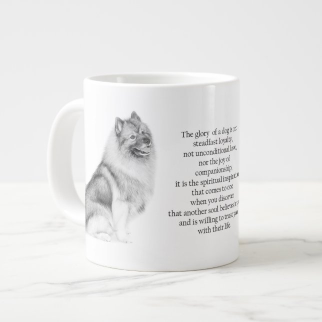 Keeshond Mug (Devant gauche)