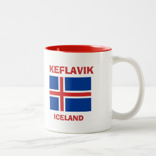 Keflavik, tasse de code de l'aéroport KEF de