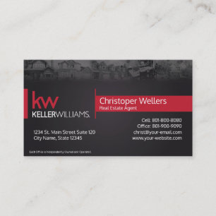 Keller Williams Conception de Carte de visite immo
