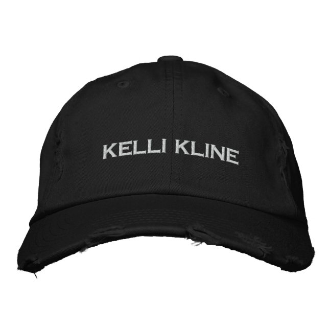 KELLI KLINE Casquette de baseball en détresse (Devant)