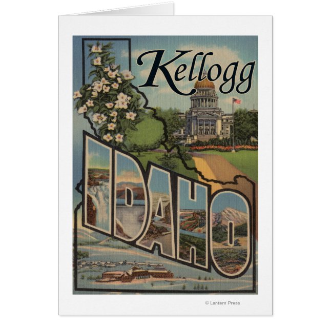 Kellogg, Idaho - Scènes de grandes lettres (Devant)