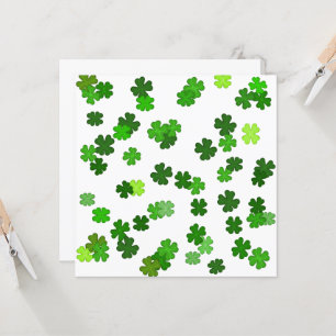 Kelly green "Shamrocks en train de tomber"