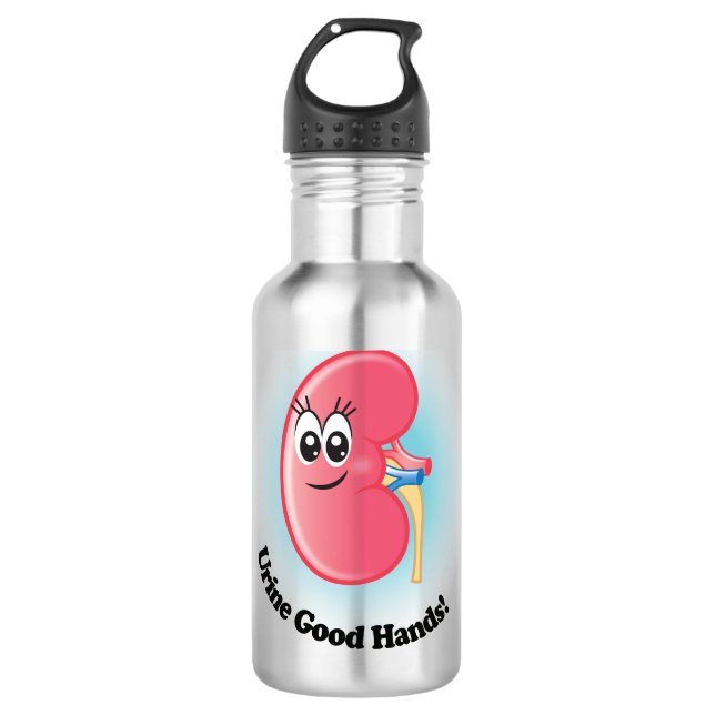 Kelly Kidney "Urine Good Hands" Bouteille D'Eau (Devant)