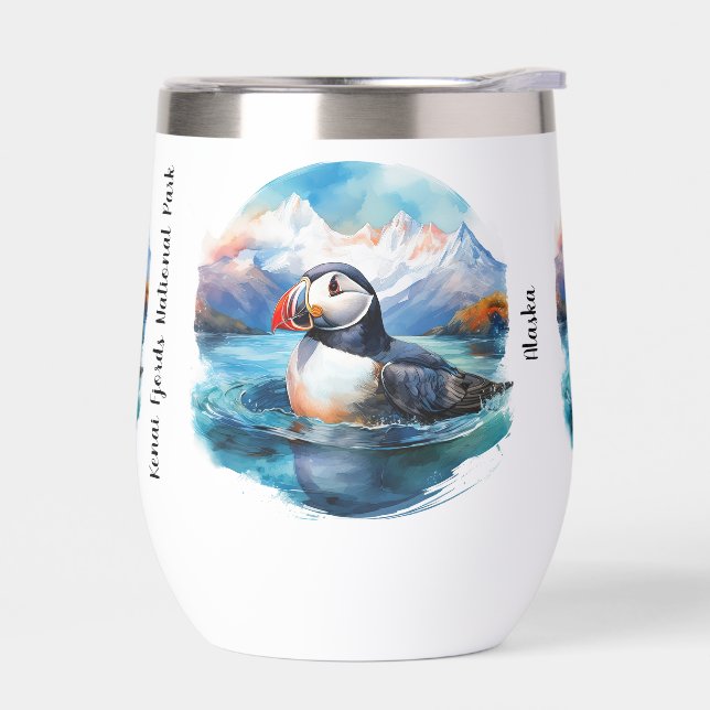 Kenai Fjords Alaska Puffin (Gauche)