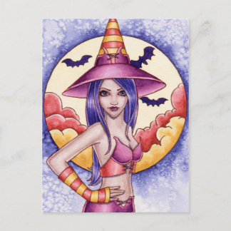 Kenda - Carte postale de sorcière d'Halloween