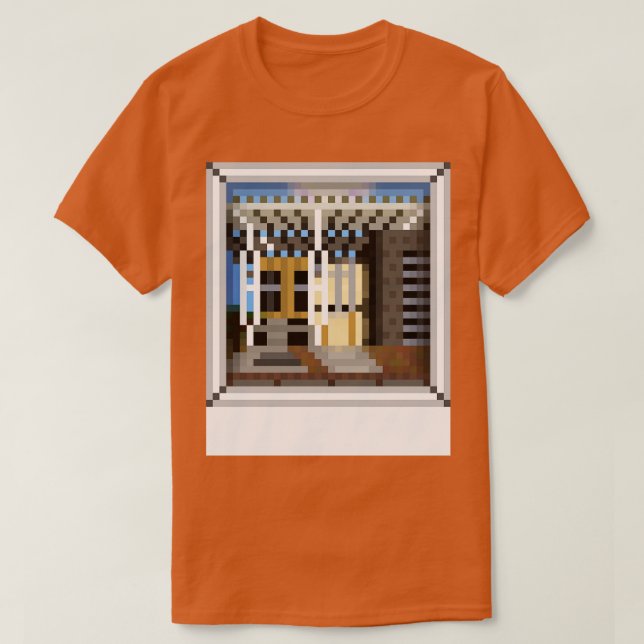 Kendeda BLANC BORDER TShirt (Design devant)