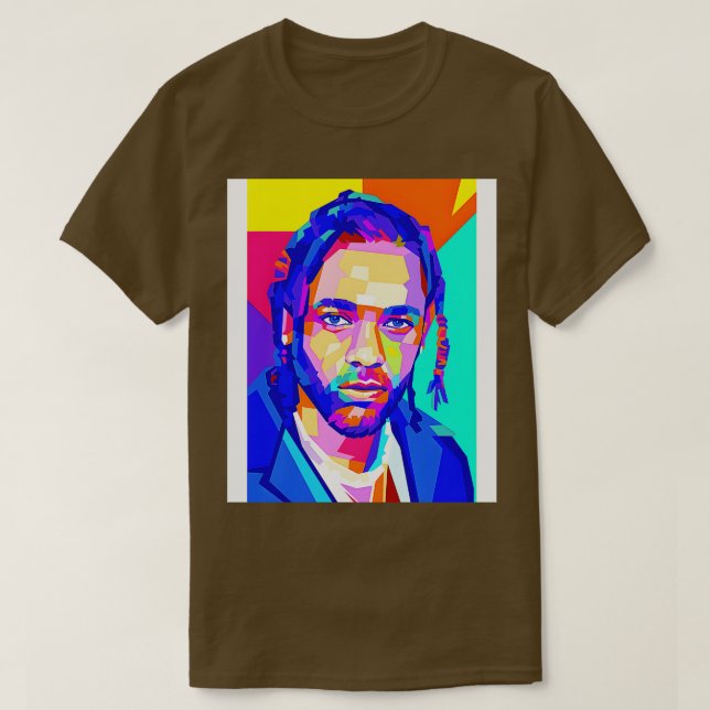 Kendrick Lamar Rapper Wpap Art TShirt (Design devant)