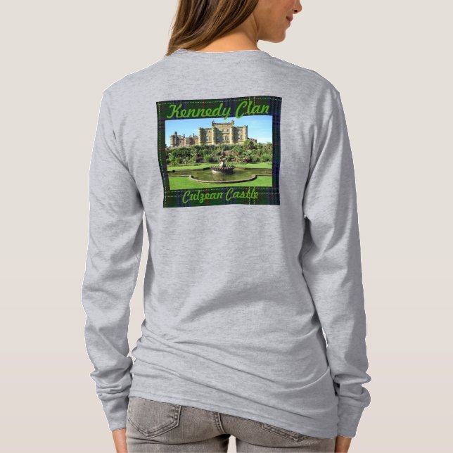 Kennedy Clan's Culzean Castle & T-Shirt Tartan (Dos)
