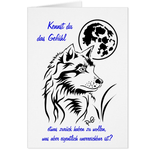 Kennst du....... Karte (Devant)