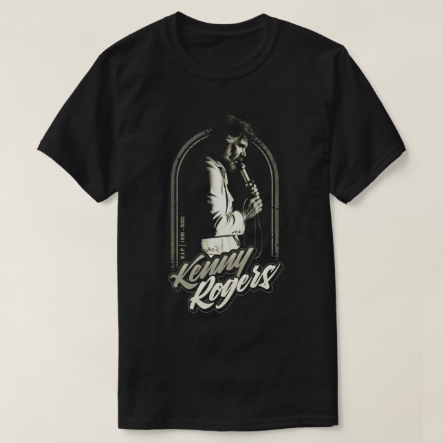 Kenny Rogers T-Shirt Kenny Rogers - Ne tombez jama (Design devant)