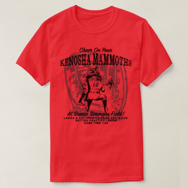 Kenosha Mammoths TShirt (Design devant)