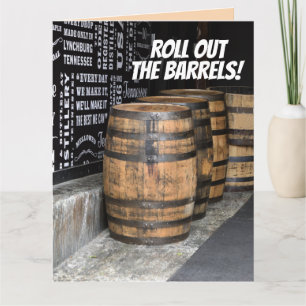 KENTUCKY BOURBON CARTES DE SALUT D'ANNIVERSAIRE