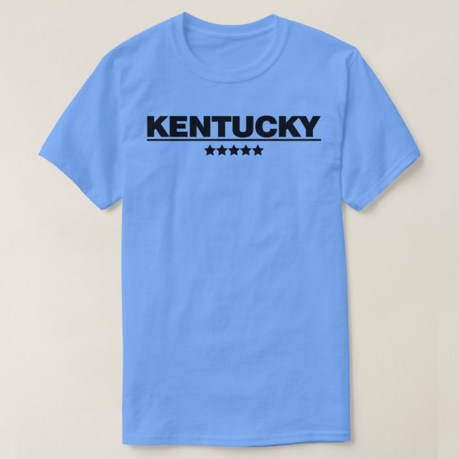 Kentucky City Text BW TShirt (Design devant)