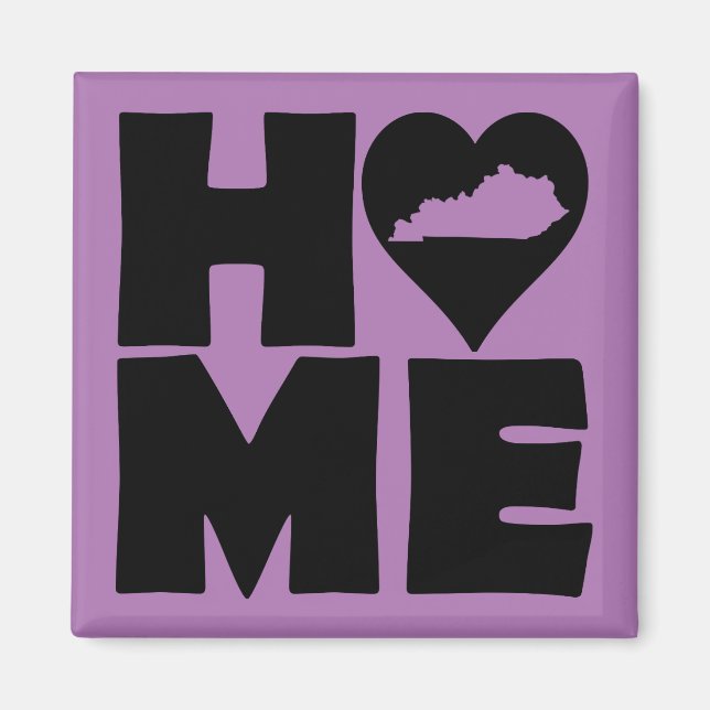 Kentucky Home Heart State Fridge Magnet (Devant)