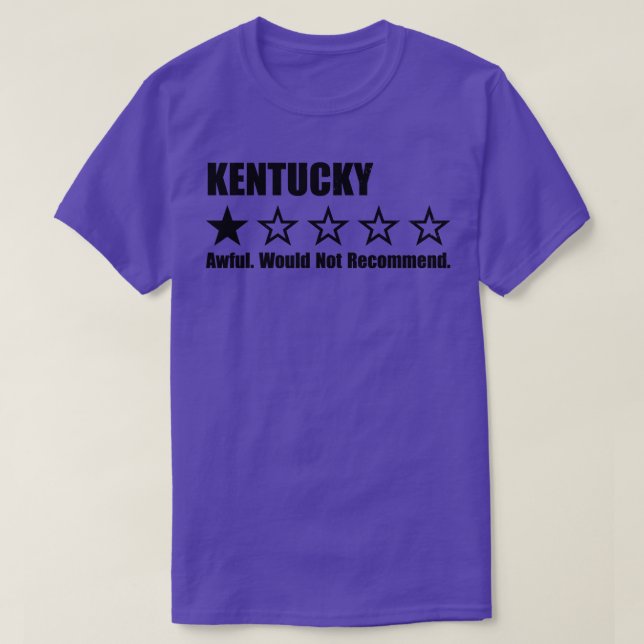 Kentucky One Review TShirt (Design devant)