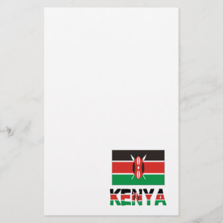 Kenya et drapeau kenyan