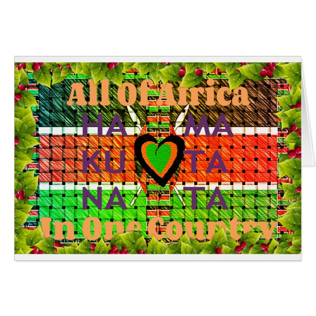 Kenya Hakuna Matata (Devant horizontal)