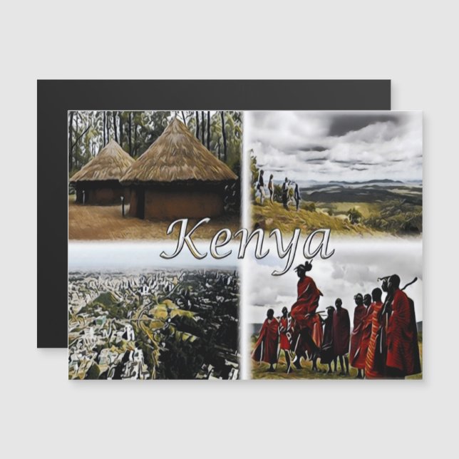 Kenya - Mosaic - (Devant / Derrière)